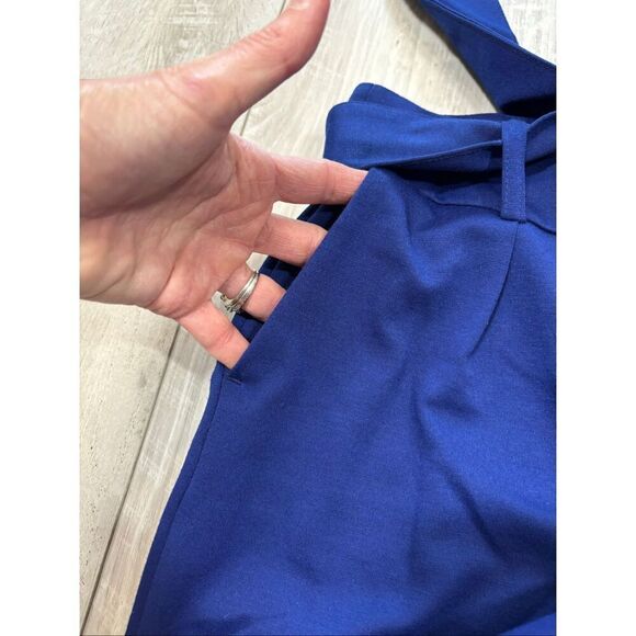 Liz Claiborne royal blue wide leg dress pants/casual pants size 2P - Picture 5 of 12
